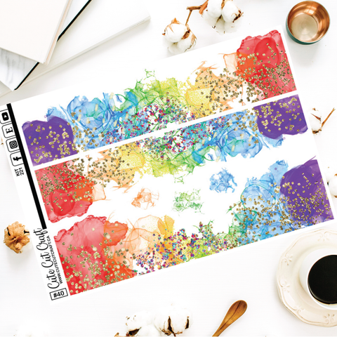 Color Me Strong #221 || XL Deco Sheet