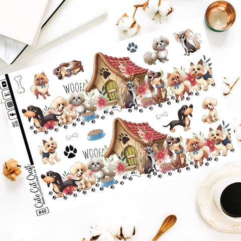 Woof Woof #238 || XL Deco Sheet