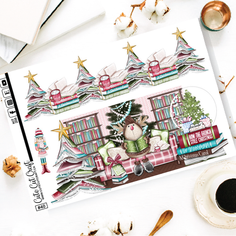 Holiday Books #208 || XL Deco Sheet