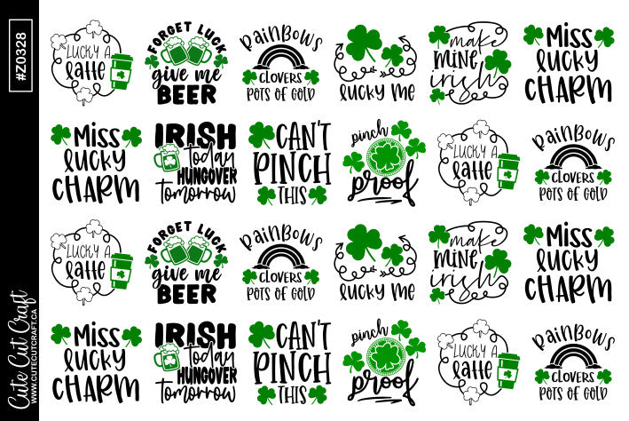 St. Patrick's Day Quotes #014 || Deco Sheet