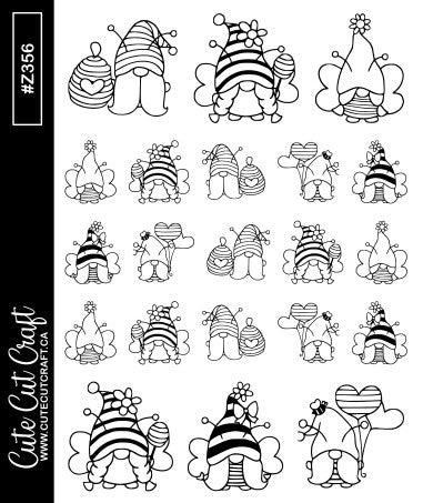 Bee Gnomes || Deco Sheet