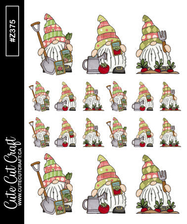 Garden Gnomes || Deco Sheet
