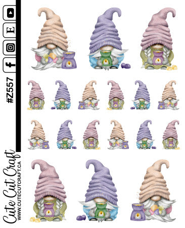 Wax Melt Gnomes || Deco Sheet
