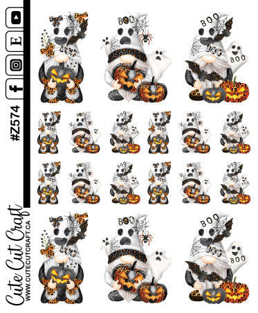 Pumpkin Boo Gnomes