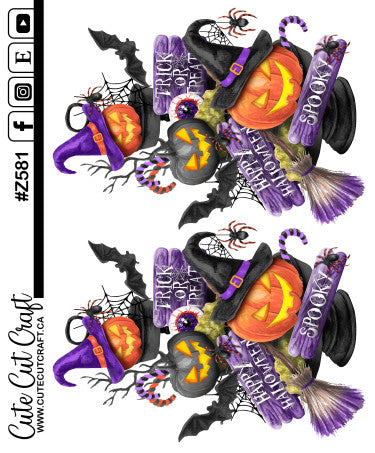 Halloween Tiered Tray Gnomes