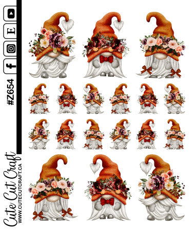 Fall Flower Gnomes