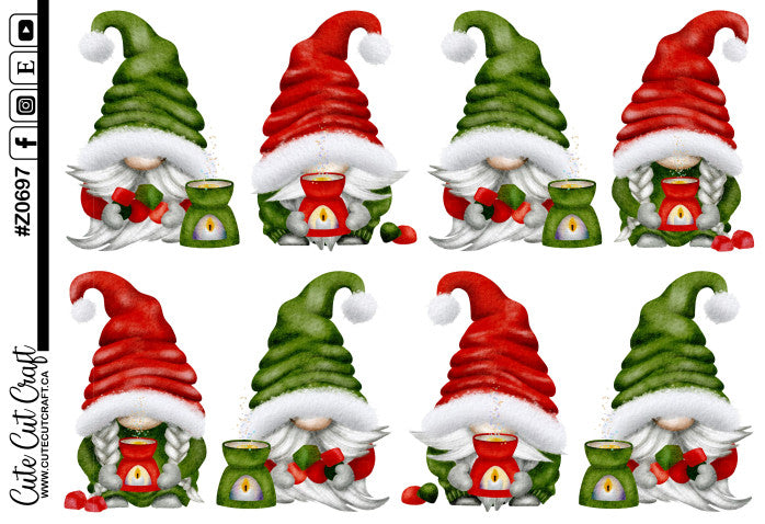 XL Holiday Wax Melt Gnomes