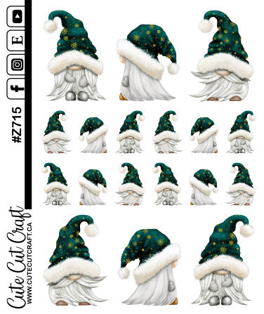 Winter Green Gnomes